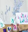 Watercolour Wellbeing Workshop inspired by Lavender