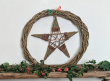 Wreath and star central